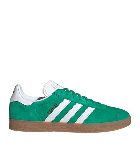 adidas gazelle grün weiss|Grun .